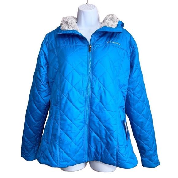 Columbia Jackets & Blazers - Columbia NWT Copper Crest hooded jacket blue